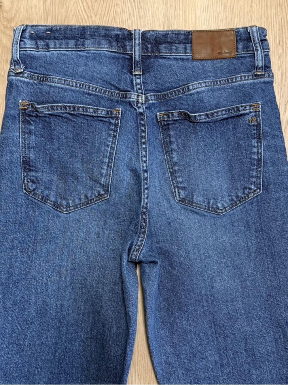 Madewell Twyford Dark Wash The High Rise Slim Boys Jeans Straight Leg - Picture 5 of 10